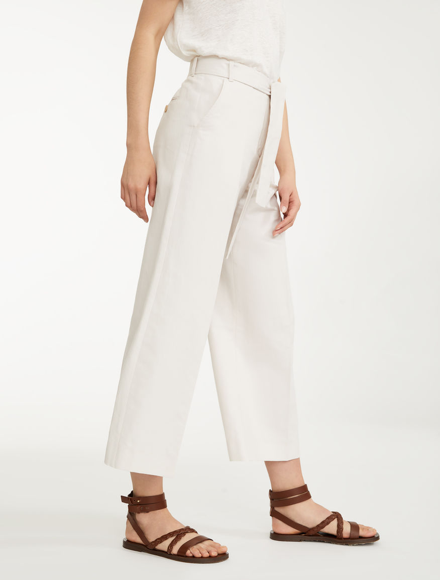 Cotton and linen trousers Weekend Maxmara Cotton and linen trousers Weekend Maxmara