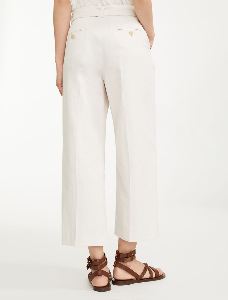 Cotton and linen trousers Weekend Maxmara Cotton and linen trousers Weekend Maxmara