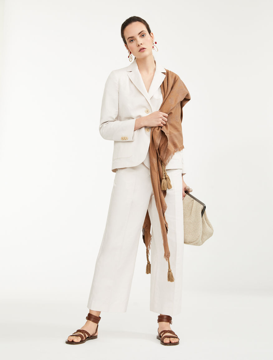 Cotton and linen trousers Weekend Maxmara Cotton and linen trousers Weekend Maxmara