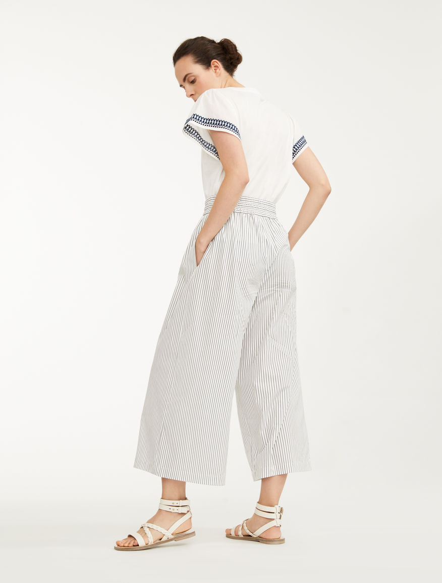 Cotton poplin trousers Weekend Maxmara Cotton poplin trousers Weekend Maxmara