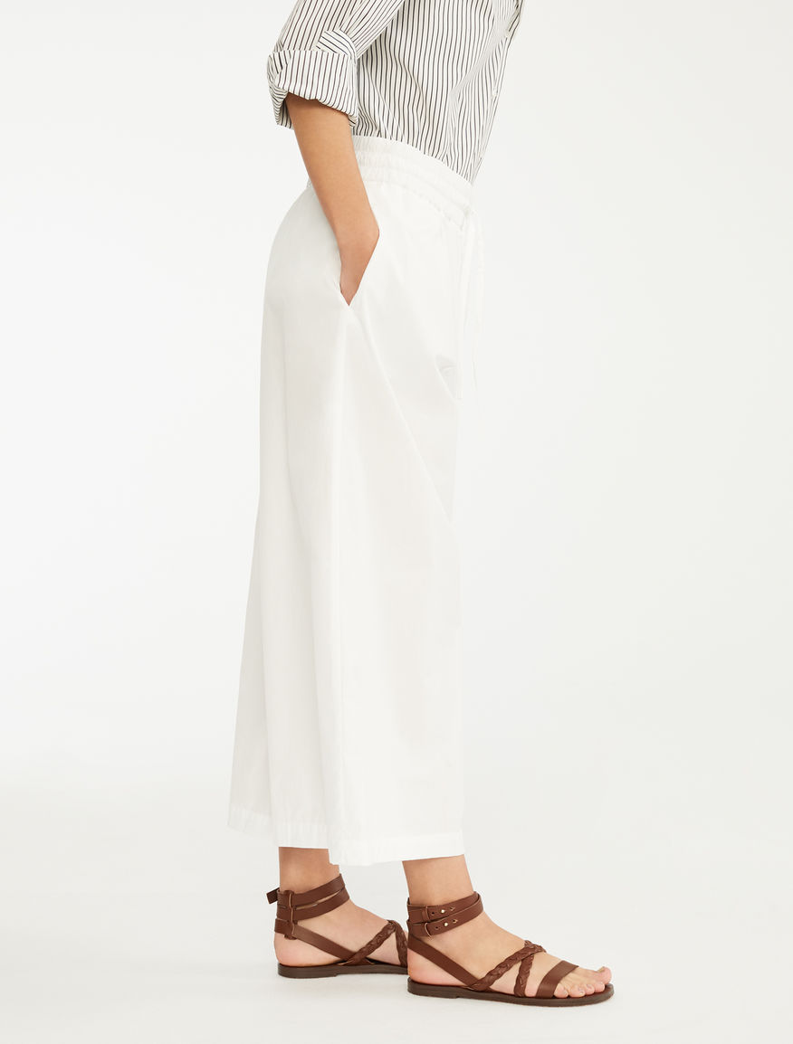 Cotton poplin trousers Weekend Maxmara Cotton poplin trousers Weekend Maxmara