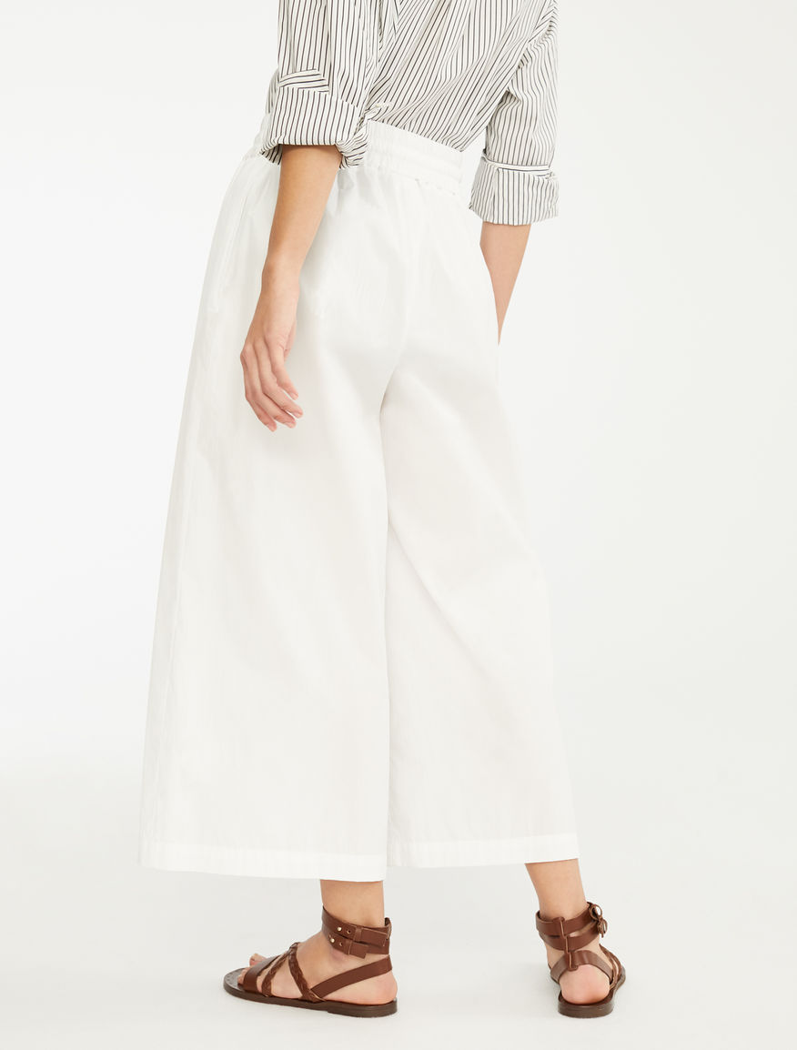 Cotton poplin trousers Weekend Maxmara Cotton poplin trousers Weekend Maxmara