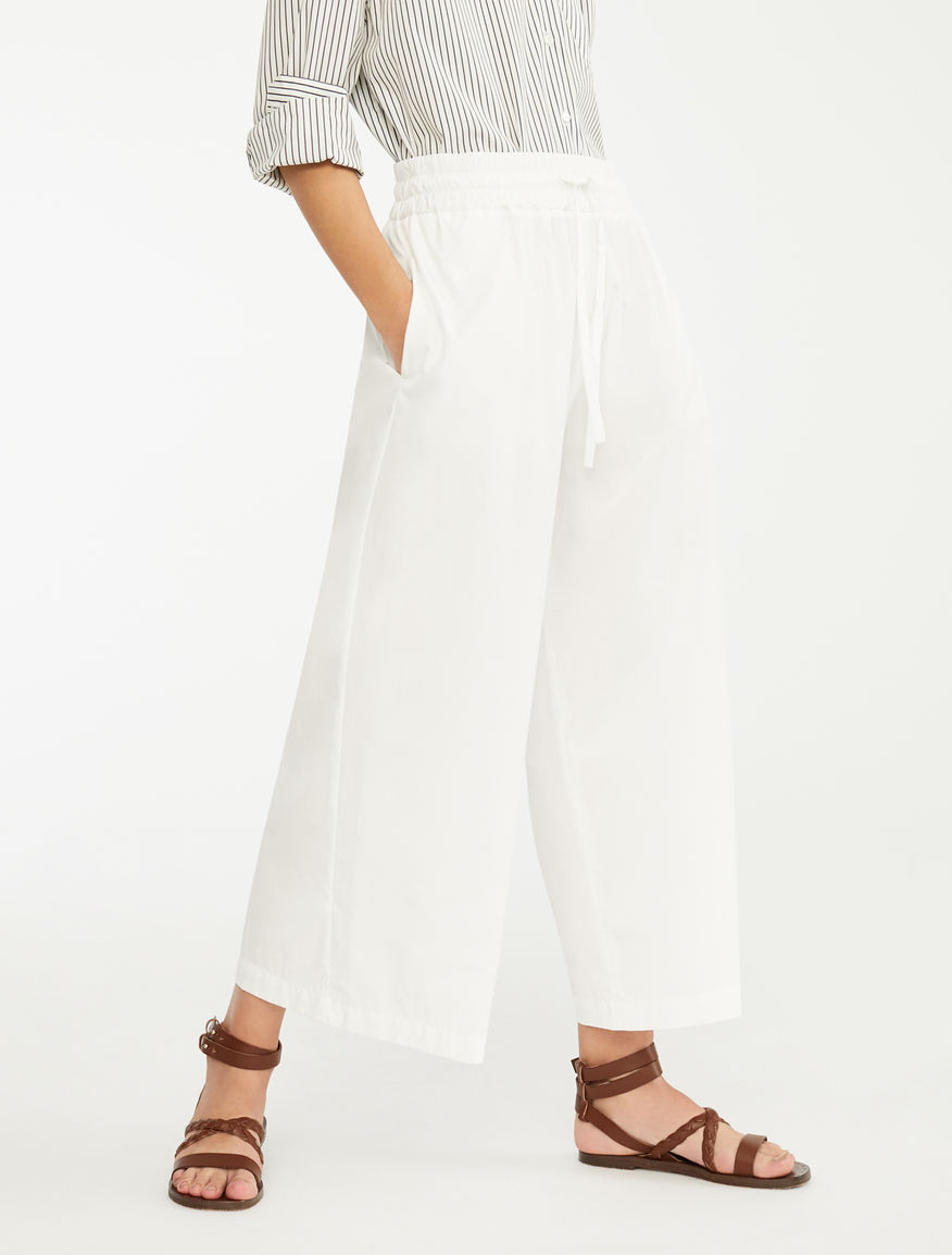Cotton poplin trousers Weekend Maxmara Cotton poplin trousers Weekend Maxmara