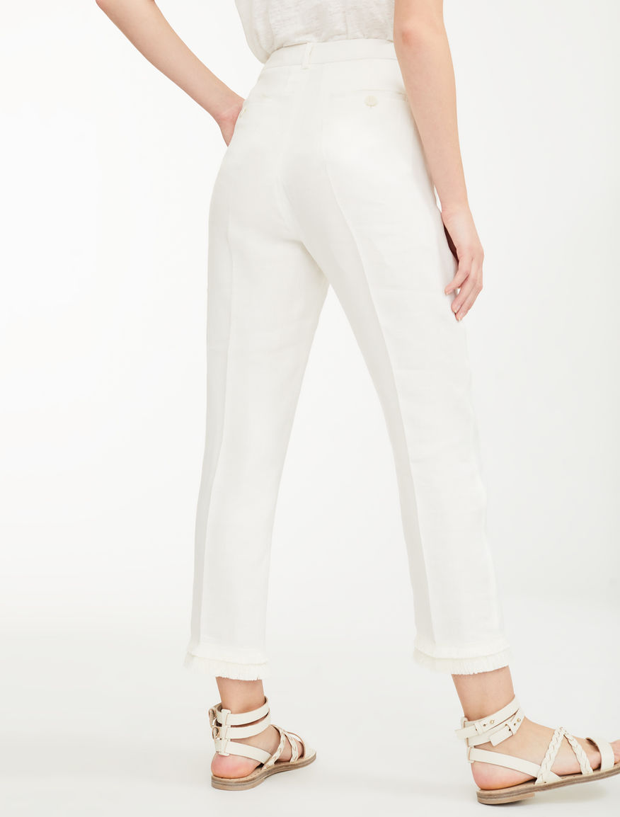 Linen canvas trousers Weekend Maxmara Linen canvas trousers Weekend Maxmara