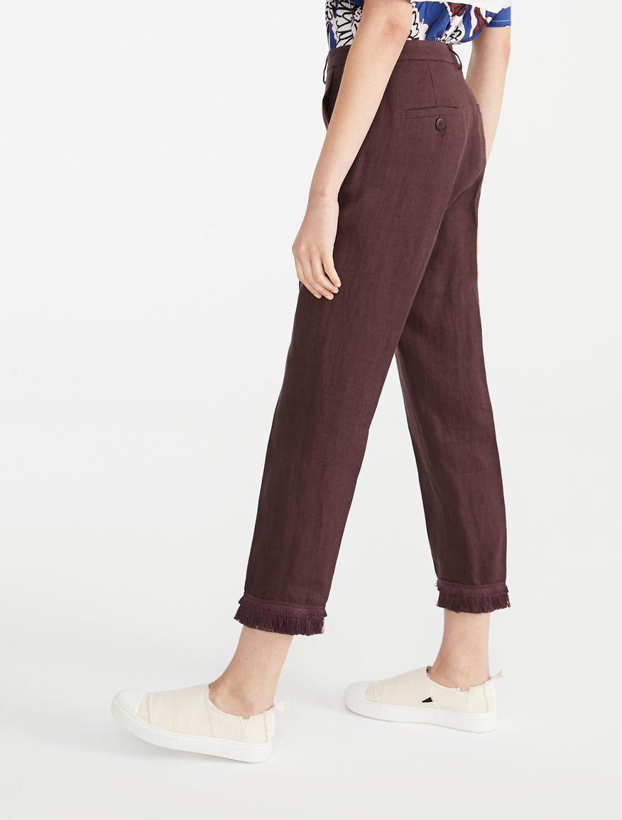 Linen canvas trousers Weekend Maxmara Linen canvas trousers Weekend Maxmara