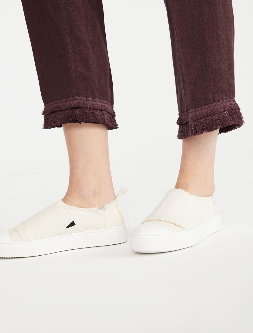 Linen canvas trousers Weekend Maxmara Linen canvas trousers Weekend Maxmara