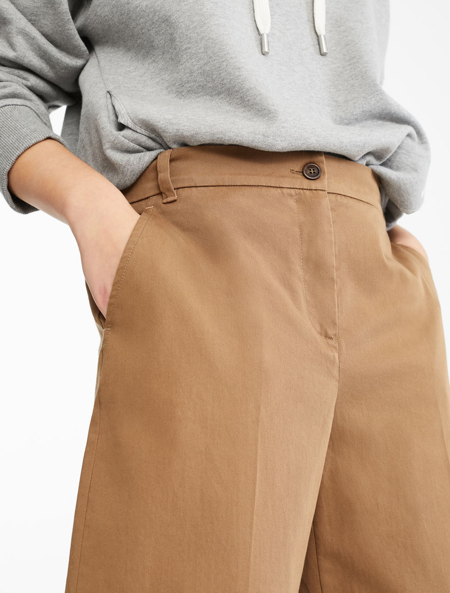 Cotton twill trousers Weekend Maxmara Cotton twill trousers Weekend Maxmara