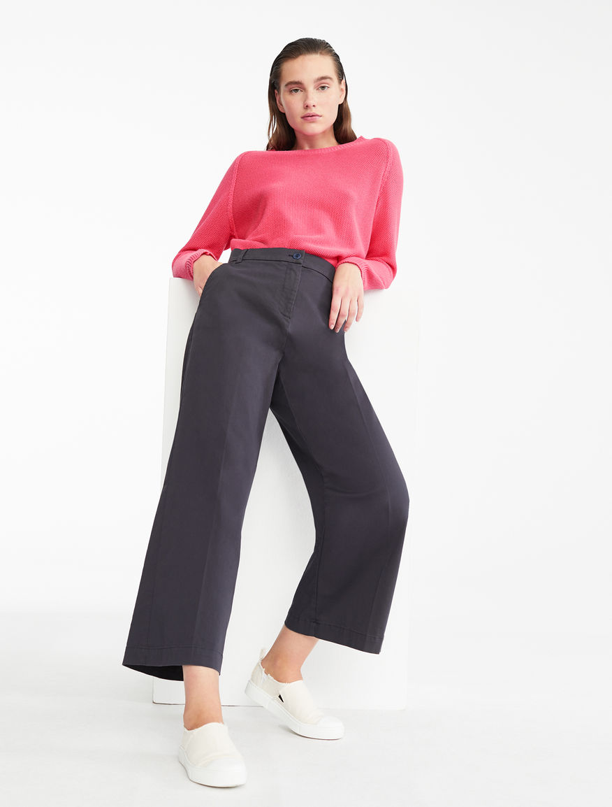 Cotton twill trousers Weekend Maxmara Cotton twill trousers Weekend Maxmara