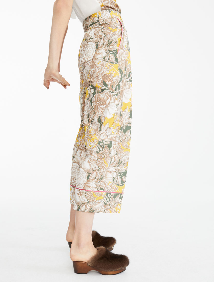 Cotton poplin trousers Weekend Maxmara Cotton poplin trousers Weekend Maxmara