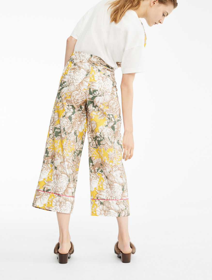 Cotton poplin trousers Weekend Maxmara Cotton poplin trousers Weekend Maxmara