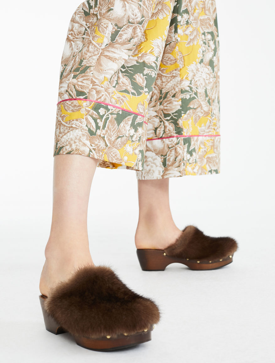 Cotton poplin trousers Weekend Maxmara Cotton poplin trousers Weekend Maxmara