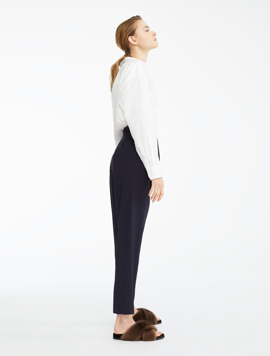 Wool and viscose twill trousers Weekend Maxmara Wool and viscose twill trousers Weekend Maxmara