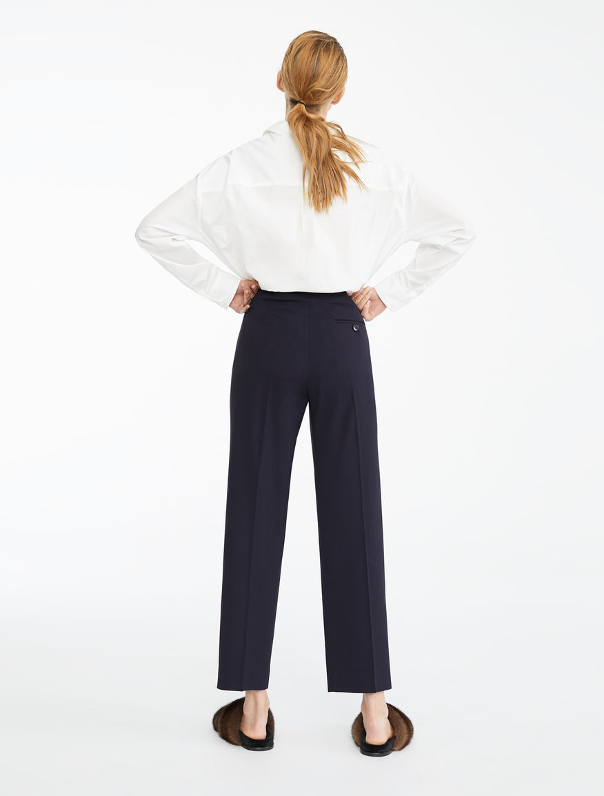 Wool and viscose twill trousers Weekend Maxmara Wool and viscose twill trousers Weekend Maxmara