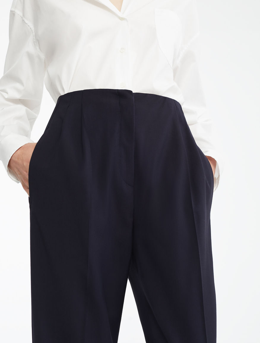 Wool and viscose twill trousers Weekend Maxmara Wool and viscose twill trousers Weekend Maxmara