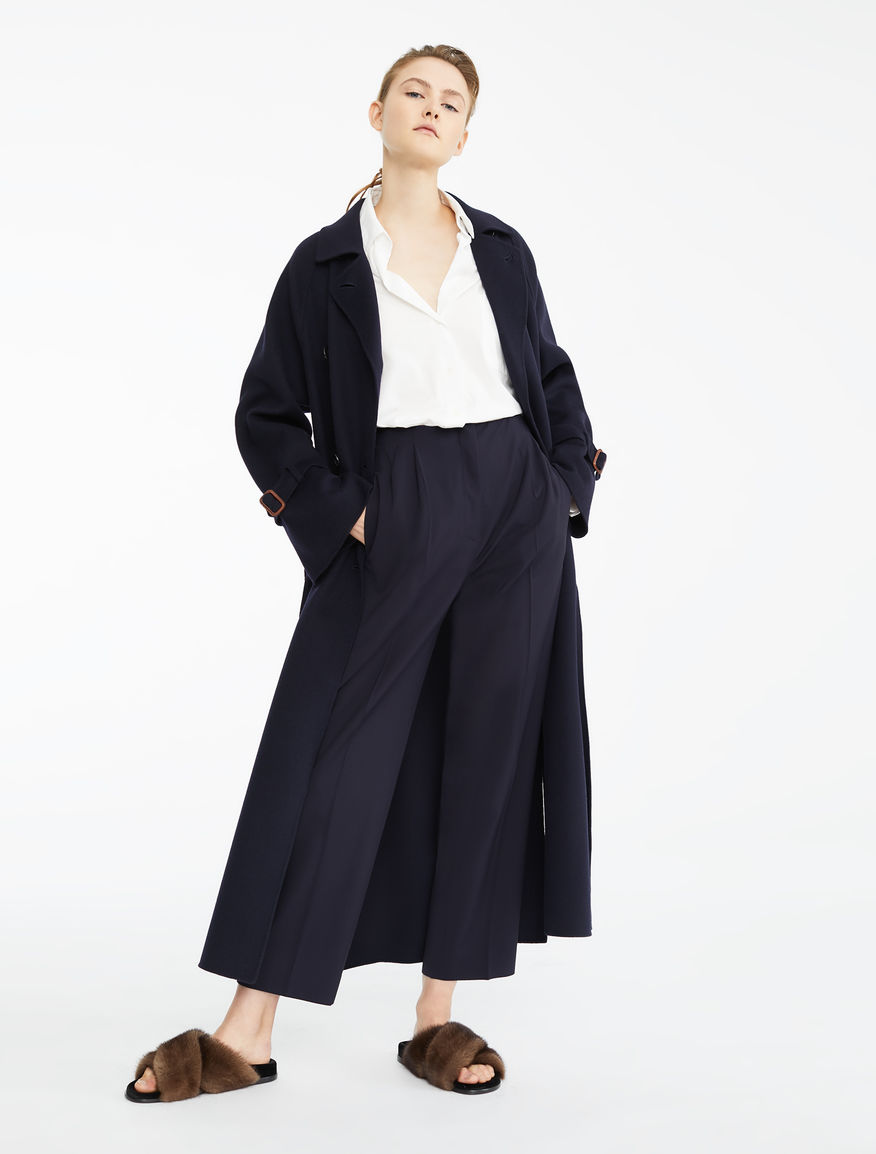 Wool and viscose twill trousers Weekend Maxmara Wool and viscose twill trousers Weekend Maxmara