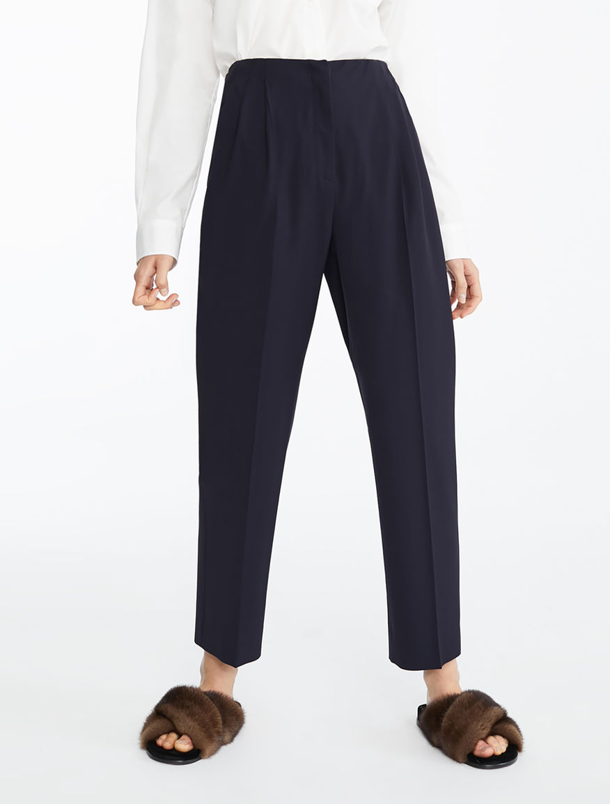 Wool and viscose twill trousers Weekend Maxmara Wool and viscose twill trousers Weekend Maxmara