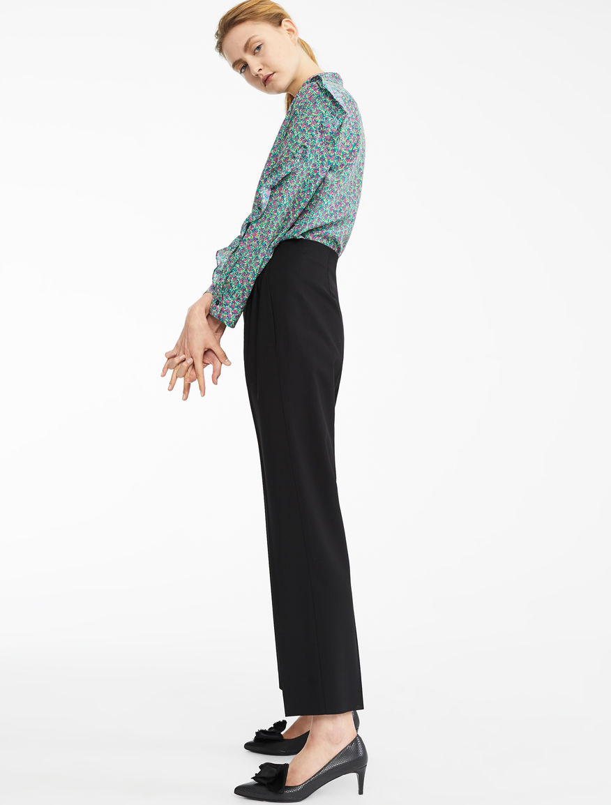 Pantaloni in twill di lana e viscosa Weekend Maxmara Pantaloni in twill di lana e viscosa Weekend Maxmara