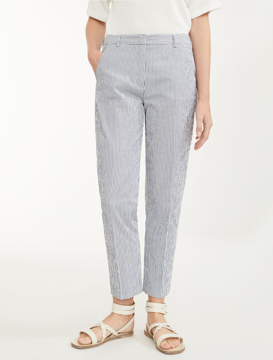 Stretch cotton trousers Weekend Maxmara Stretch cotton trousers Weekend Maxmara