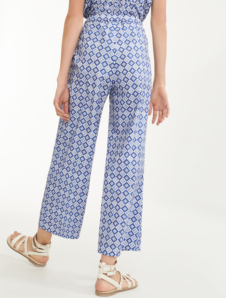 Cotton poplin trousers Weekend Maxmara Cotton poplin trousers Weekend Maxmara