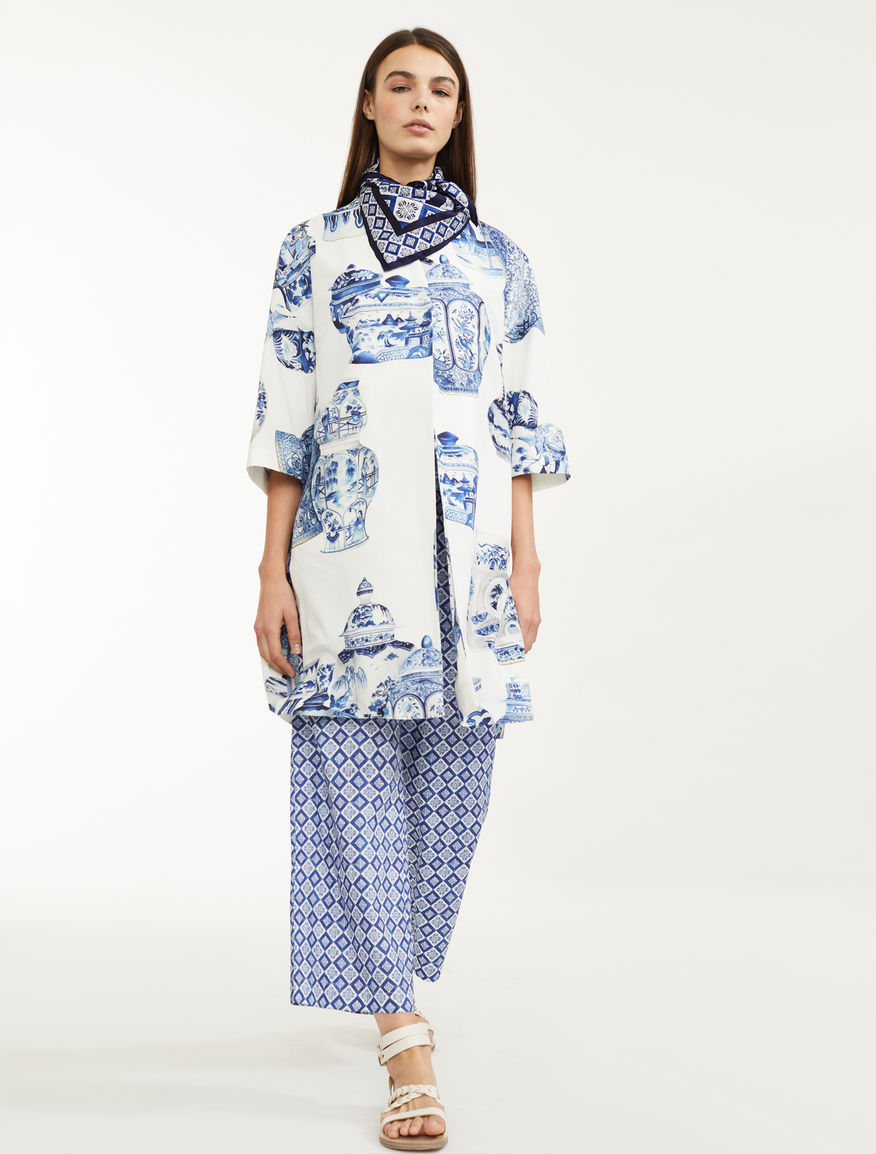 Cotton poplin trousers Weekend Maxmara Cotton poplin trousers Weekend Maxmara
