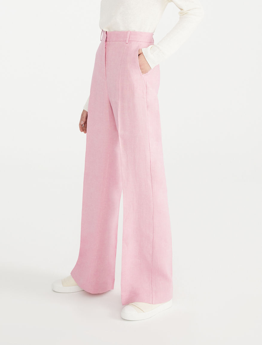 Linen canvas trousers Weekend Maxmara Linen canvas trousers Weekend Maxmara