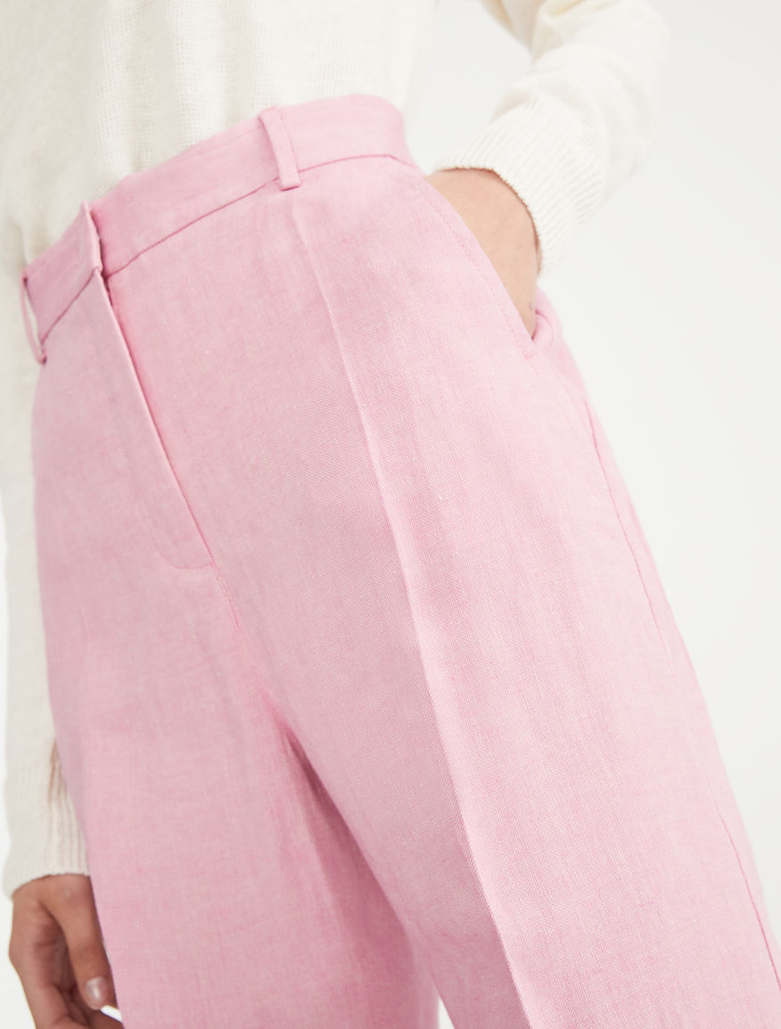 Linen canvas trousers Weekend Maxmara Linen canvas trousers Weekend Maxmara