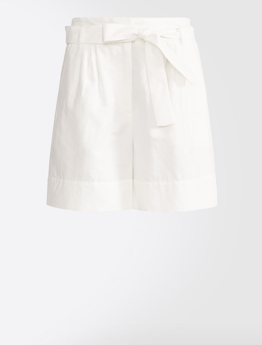 Cotton and linen shorts Weekend Maxmara Cotton and linen shorts Weekend Maxmara