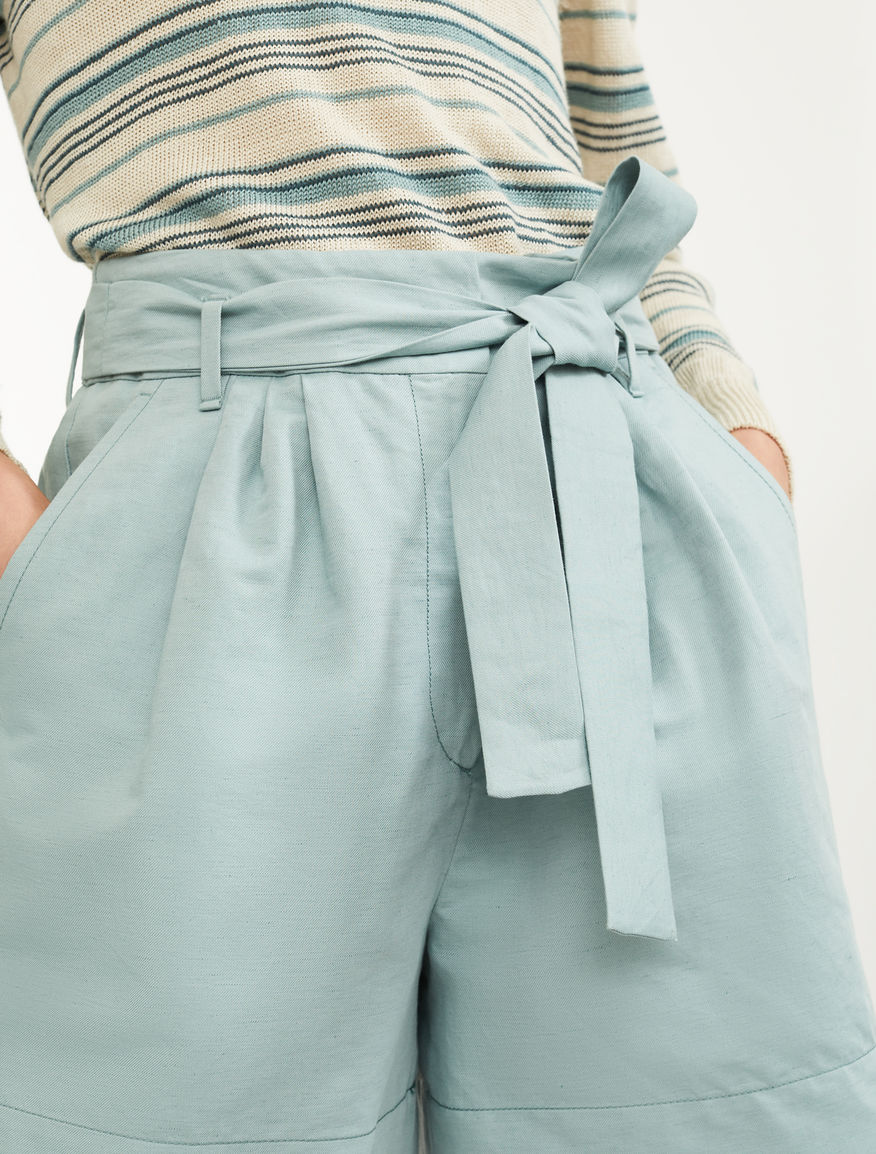 Cotton and linen shorts Weekend Maxmara Cotton and linen shorts Weekend Maxmara