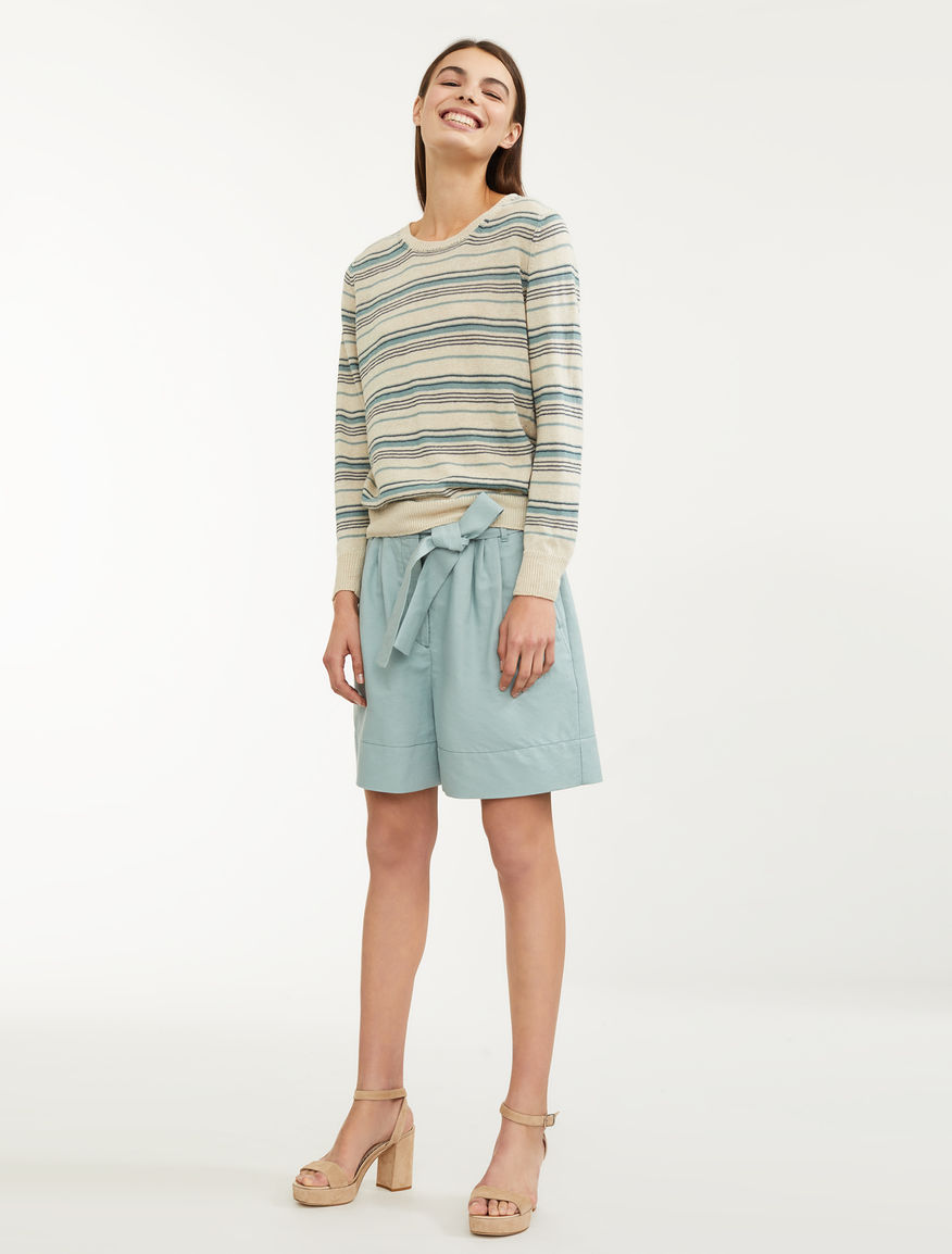Cotton and linen shorts Weekend Maxmara Cotton and linen shorts Weekend Maxmara