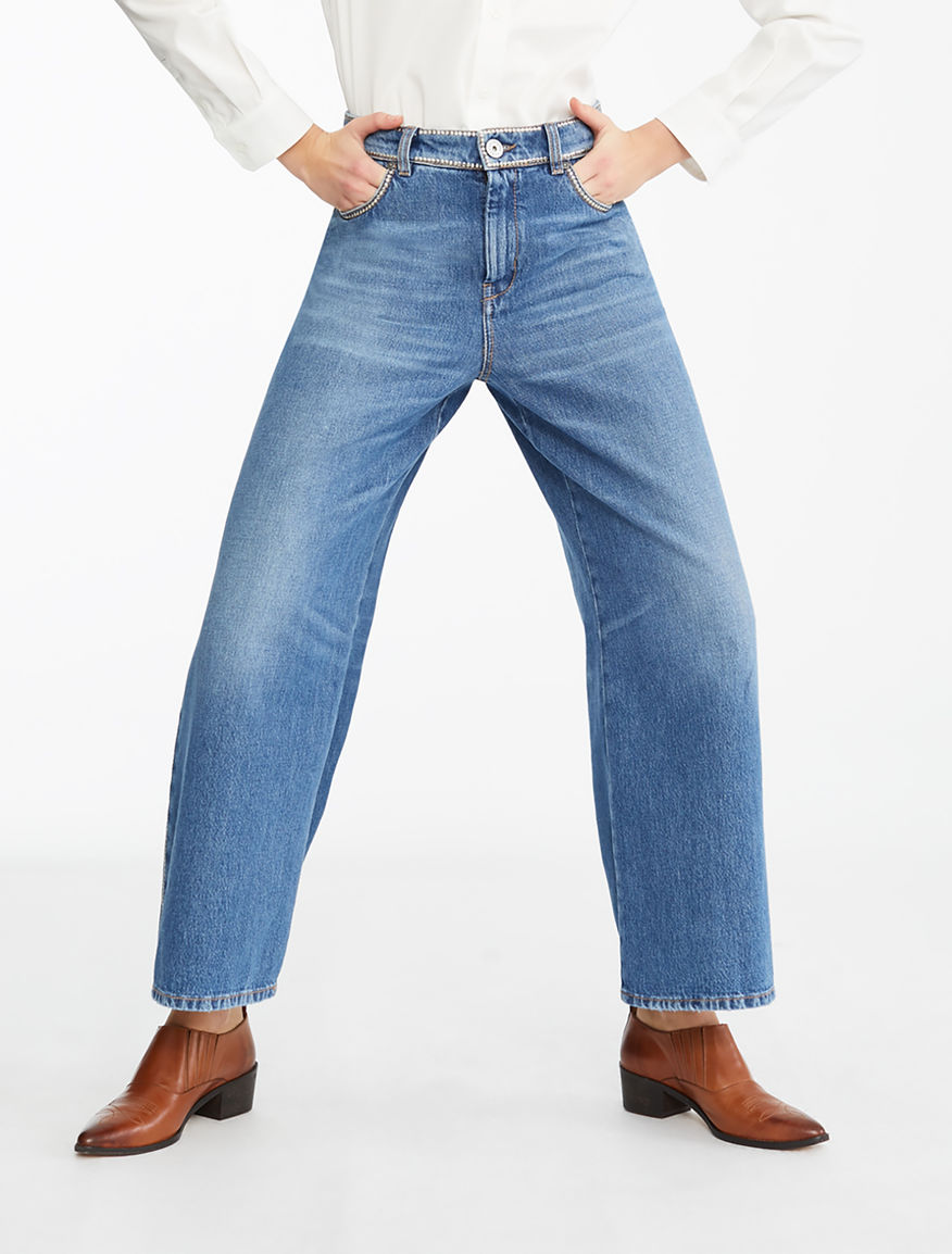 Jeans ampio in denim Weekend Maxmara Jeans ampio in denim Weekend Maxmara