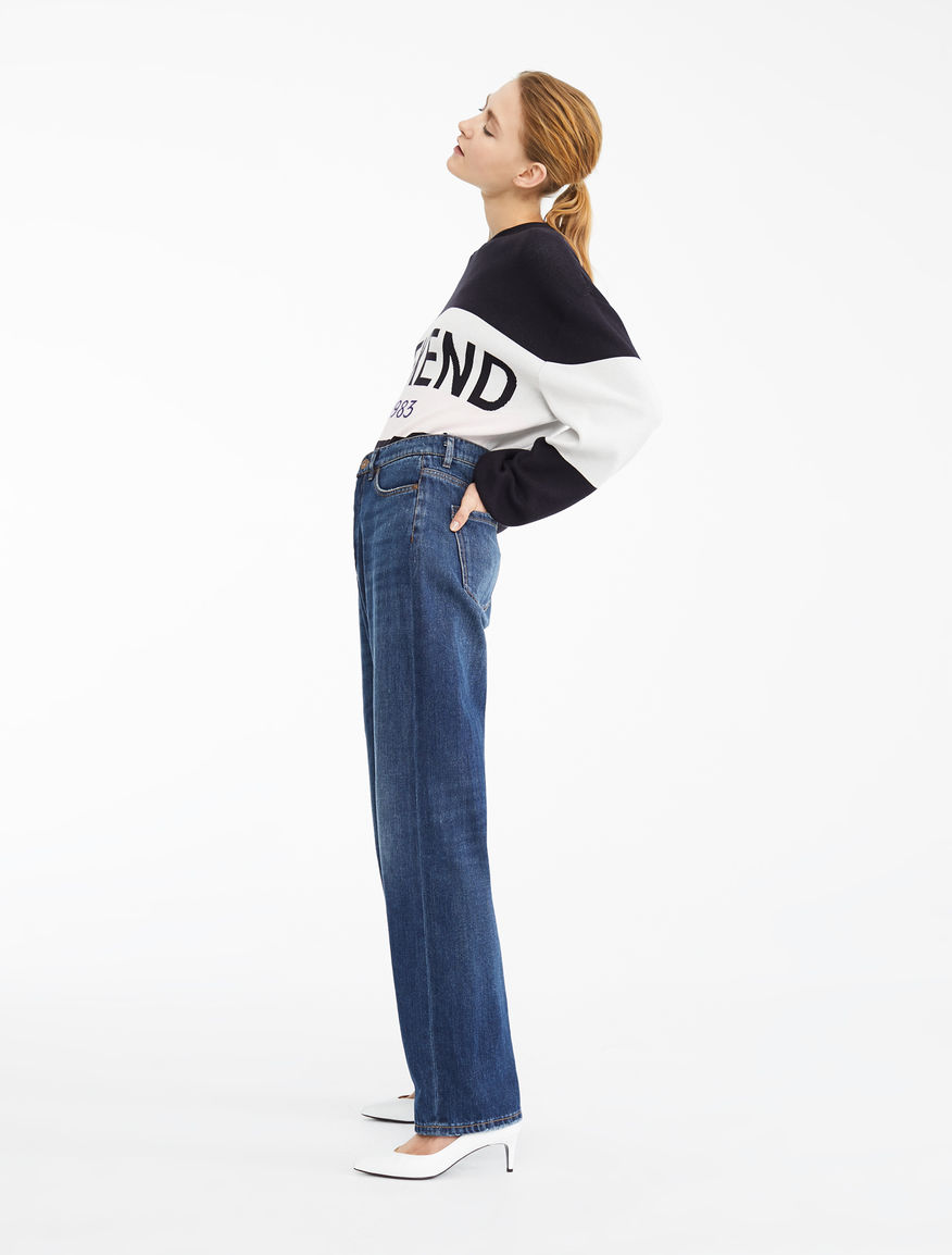 Straight-fit denim jeans Weekend Maxmara Straight-fit denim jeans Weekend Maxmara