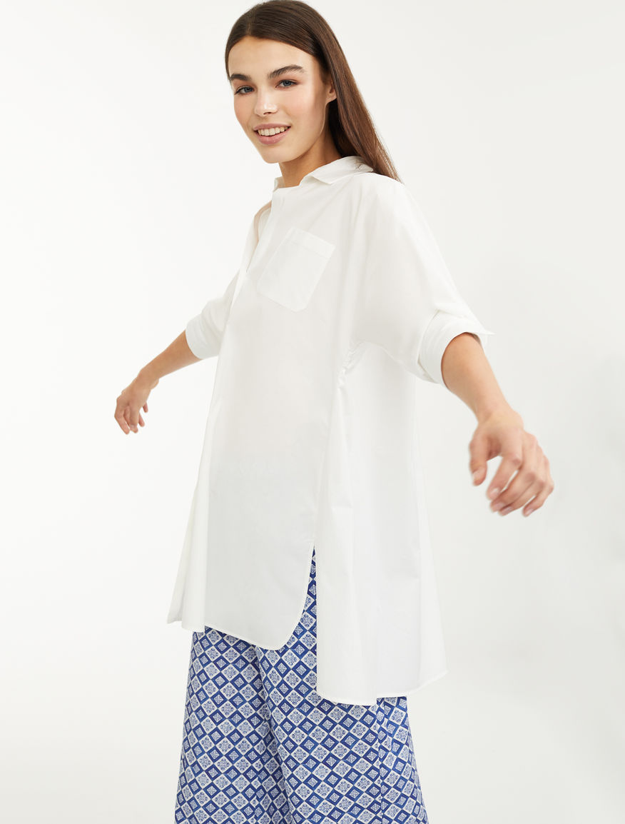 Casacca in popeline di cotone Weekend Maxmara Casacca in popeline di cotone Weekend Maxmara