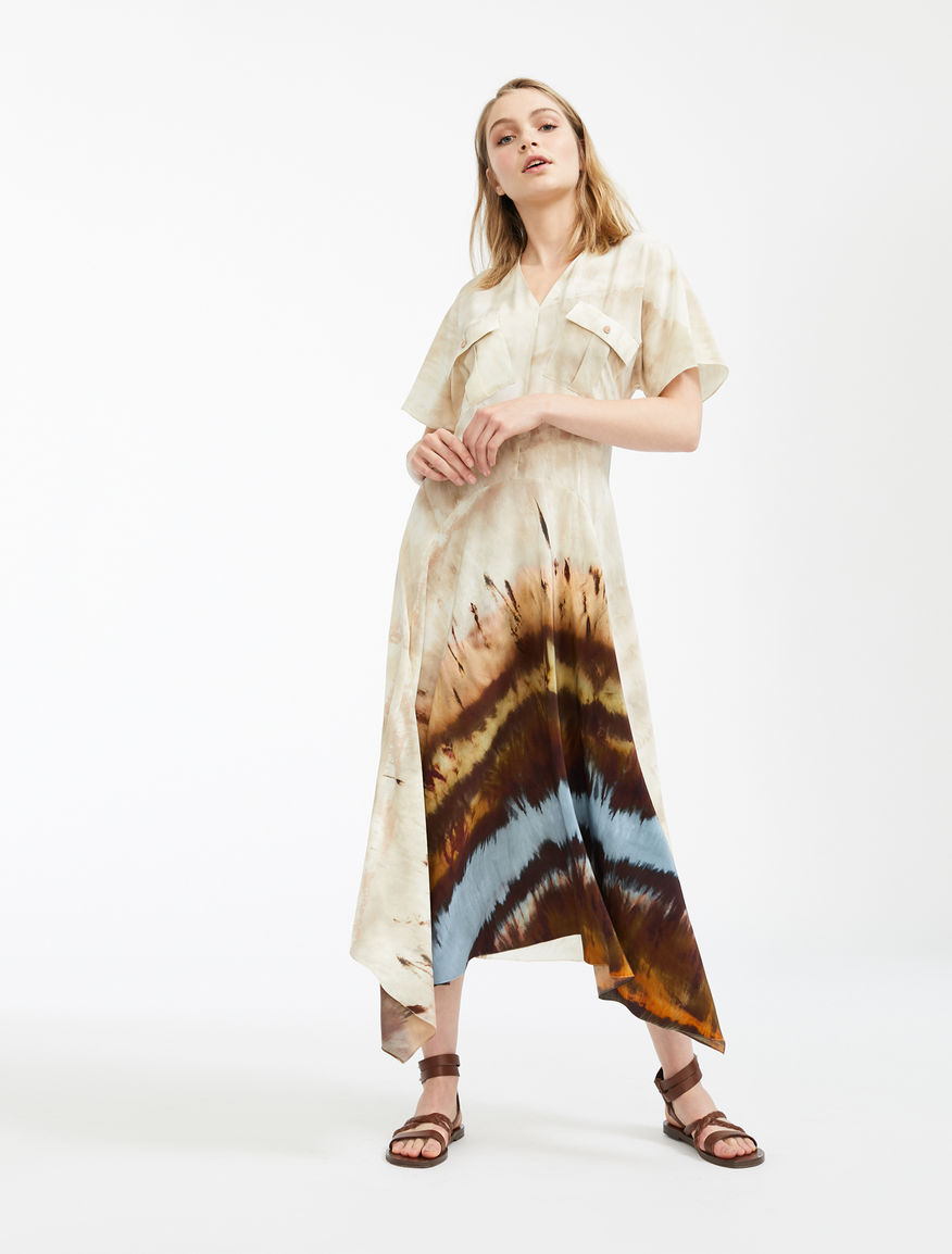 Silk crepe de chine dress Weekend Maxmara Silk crepe de chine dress Weekend Maxmara