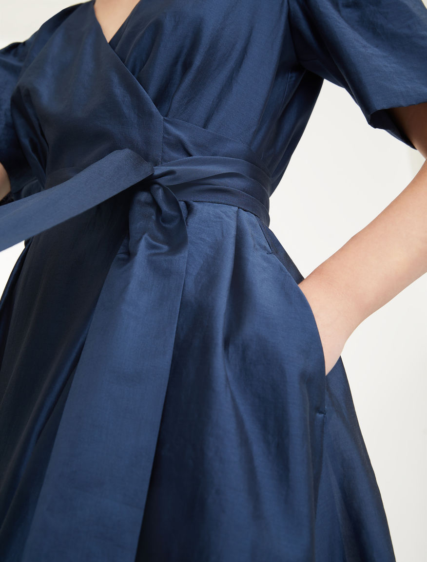 Silk and linen canvas dress Weekend Maxmara Silk and linen canvas dress Weekend Maxmara