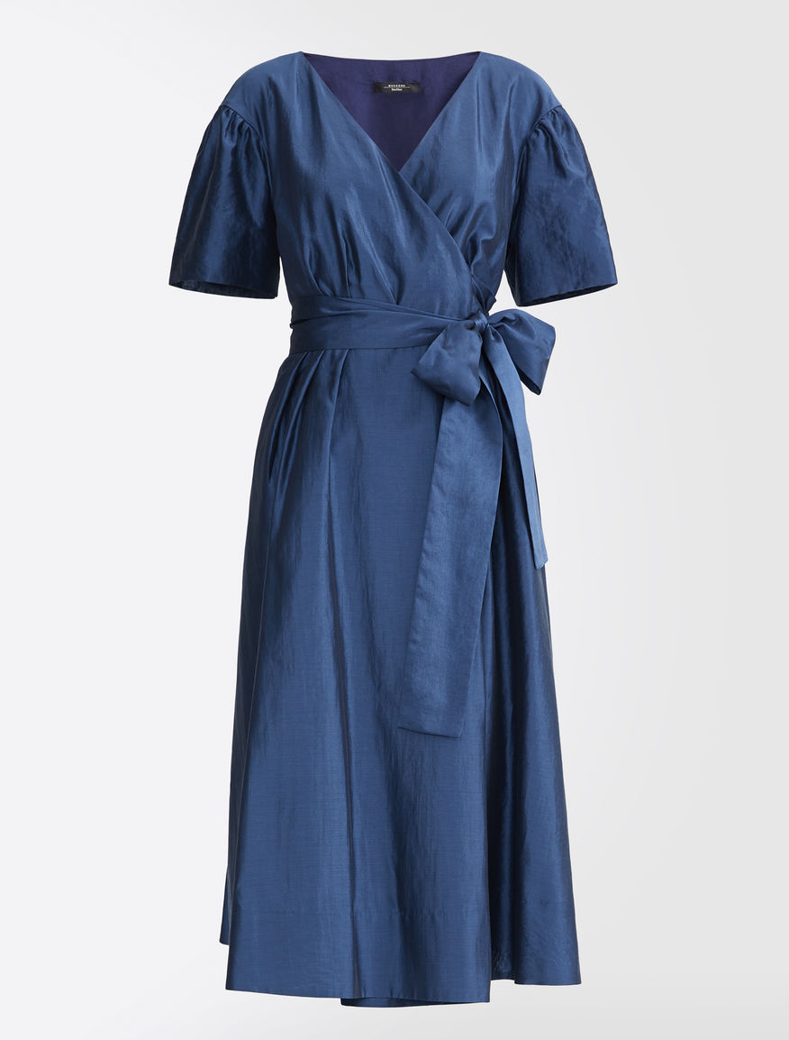 Silk and linen canvas dress Weekend Maxmara Silk and linen canvas dress Weekend Maxmara