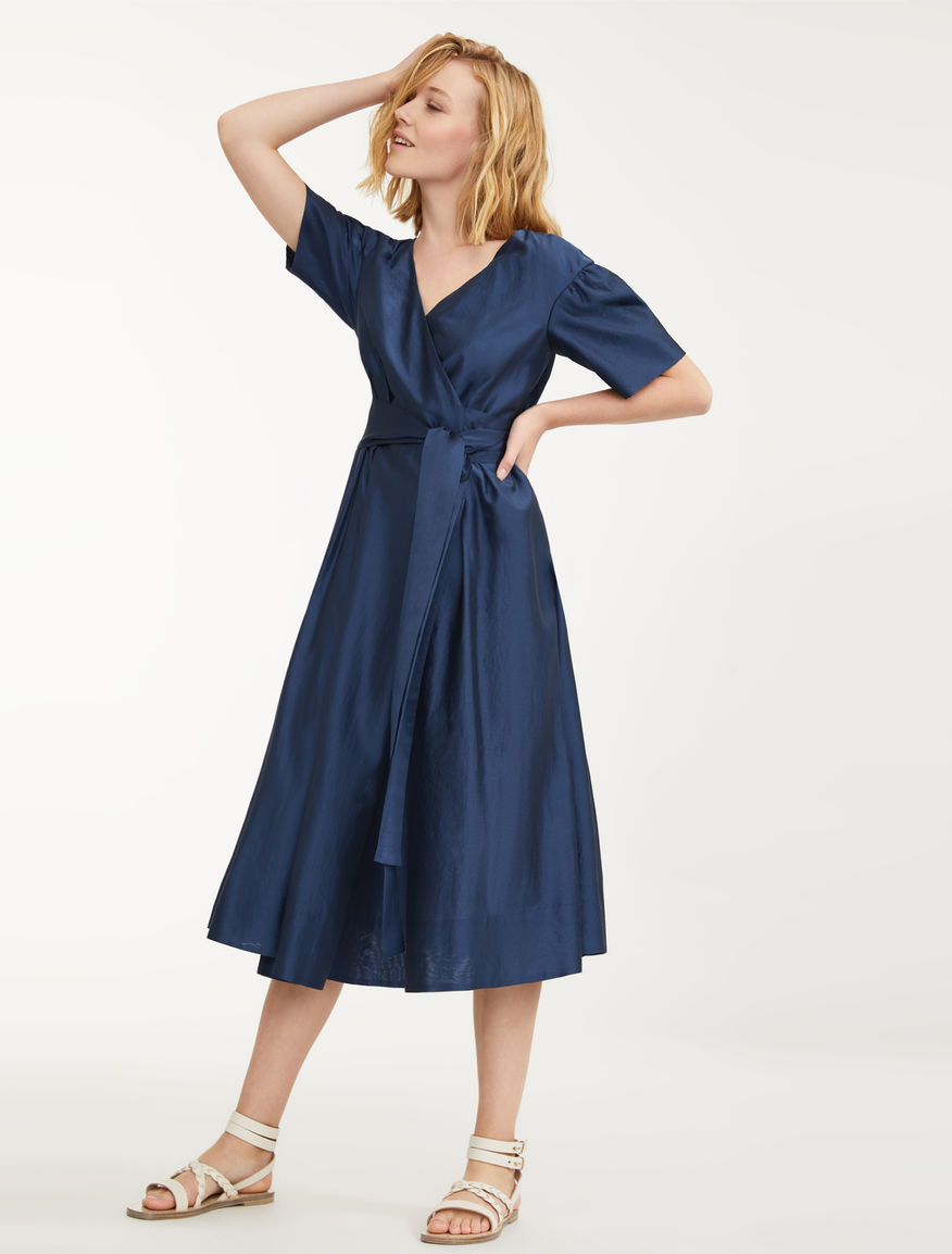 Silk and linen canvas dress Weekend Maxmara Silk and linen canvas dress Weekend Maxmara