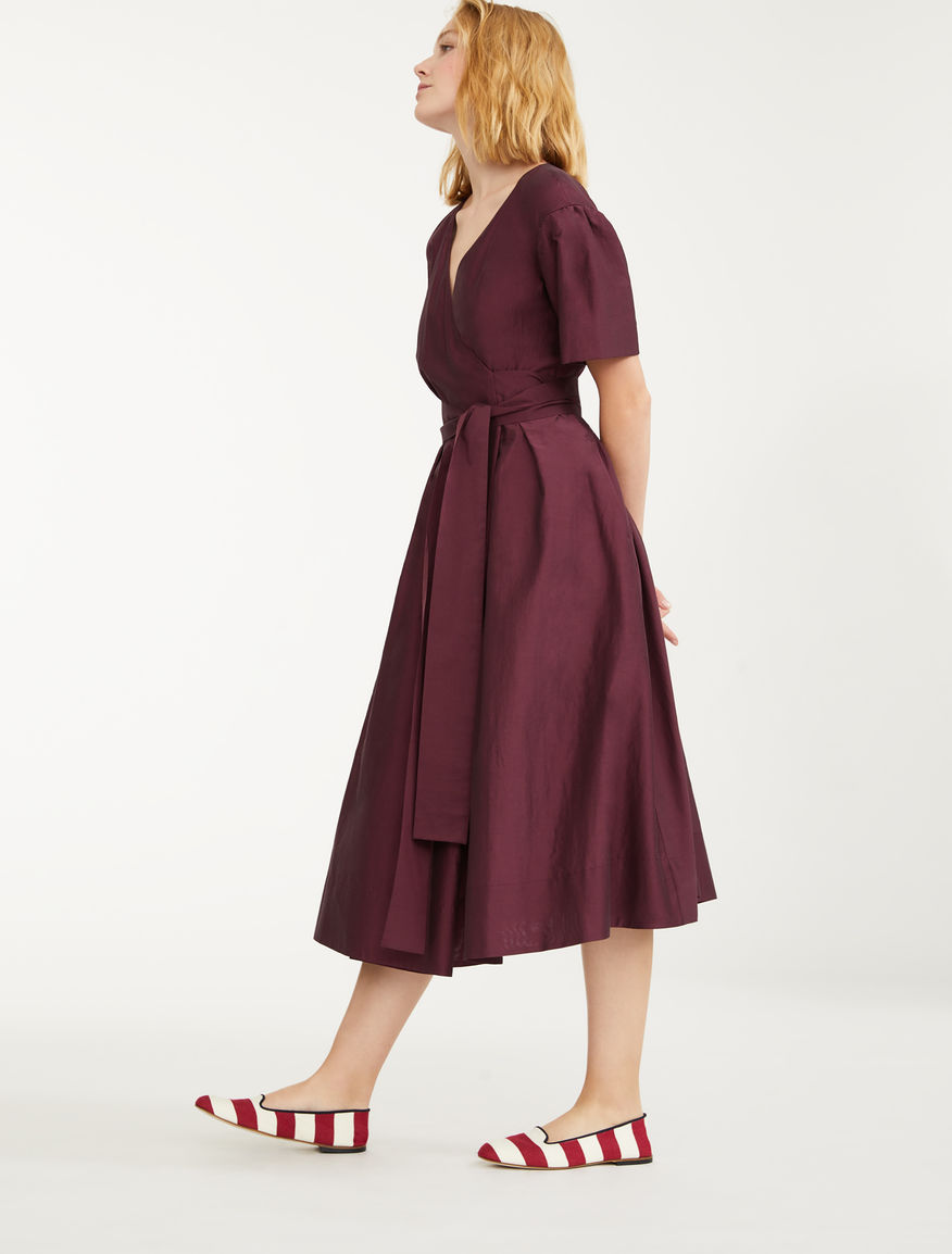 Silk and linen canvas dress Weekend Maxmara Silk and linen canvas dress Weekend Maxmara