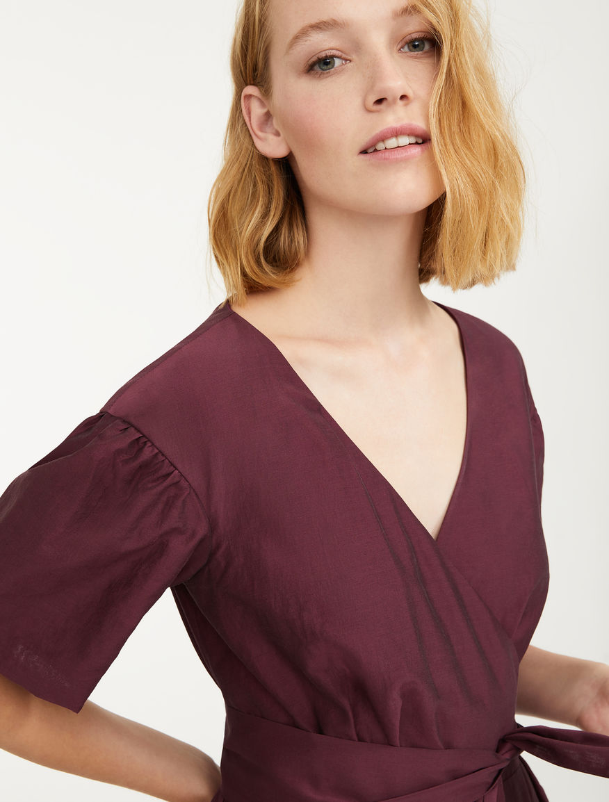 Silk and linen canvas dress Weekend Maxmara Silk and linen canvas dress Weekend Maxmara