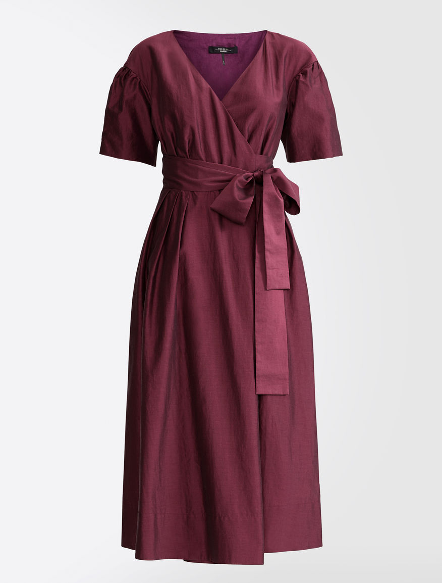 Silk and linen canvas dress Weekend Maxmara Silk and linen canvas dress Weekend Maxmara