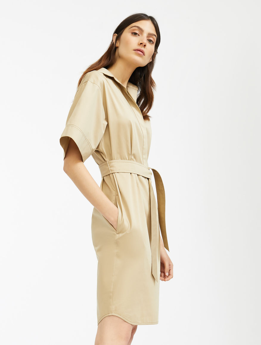 Cotton sateen dress Weekend Maxmara Cotton sateen dress Weekend Maxmara