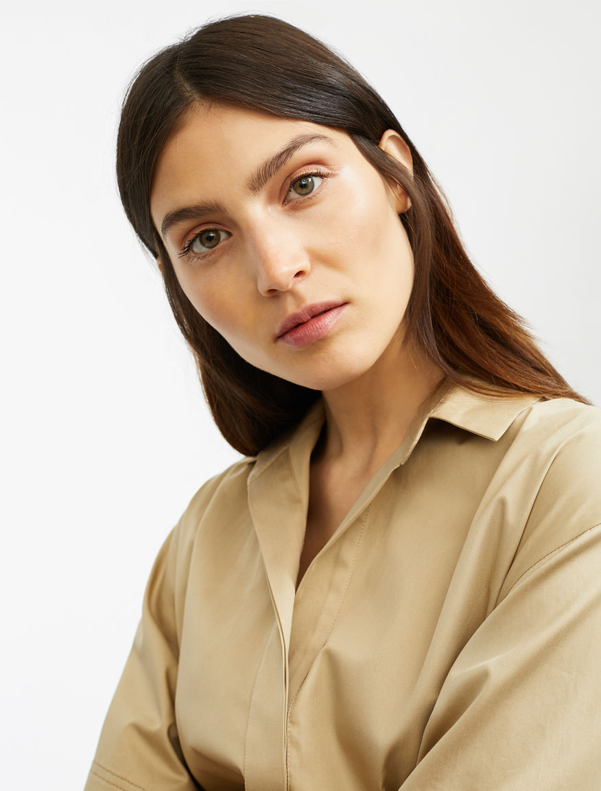 Cotton sateen dress Weekend Maxmara Cotton sateen dress Weekend Maxmara