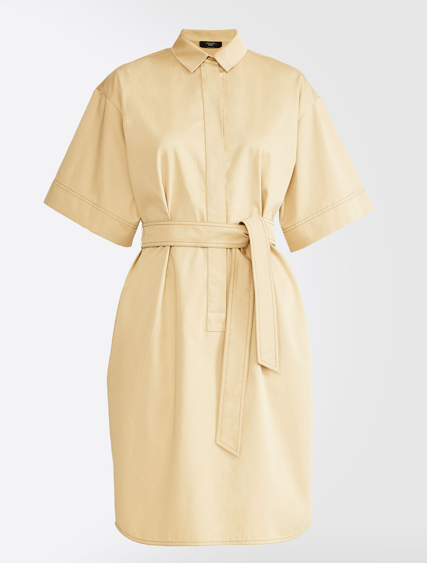 Cotton sateen dress Weekend Maxmara Cotton sateen dress Weekend Maxmara