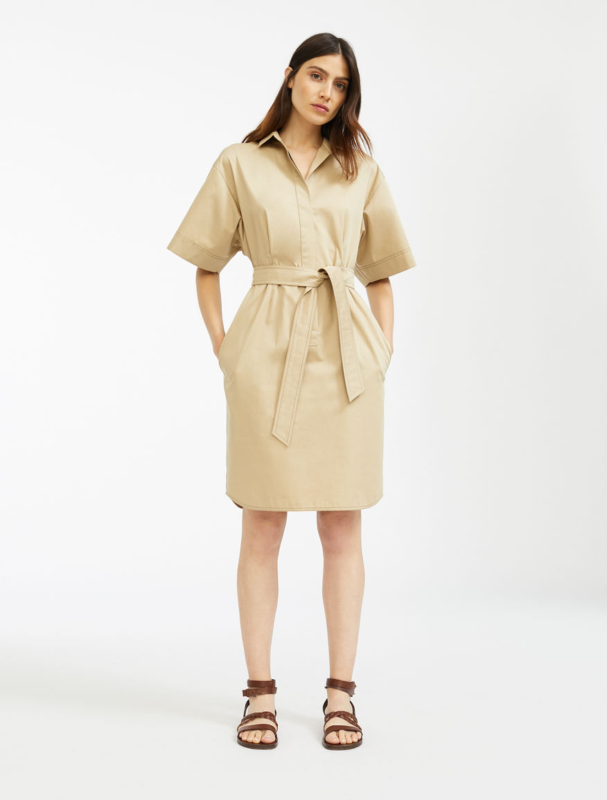 Cotton sateen dress Weekend Maxmara Cotton sateen dress Weekend Maxmara