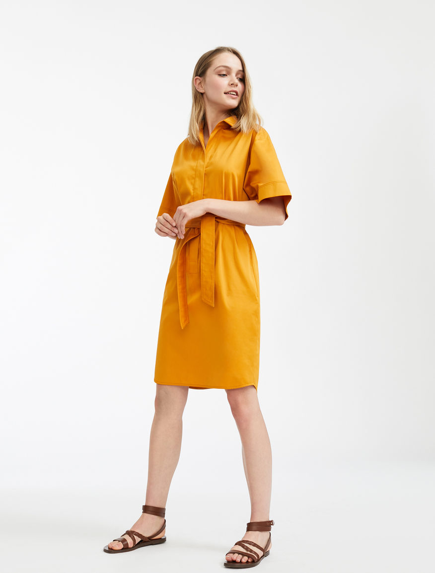 Cotton sateen dress Weekend Maxmara Cotton sateen dress Weekend Maxmara