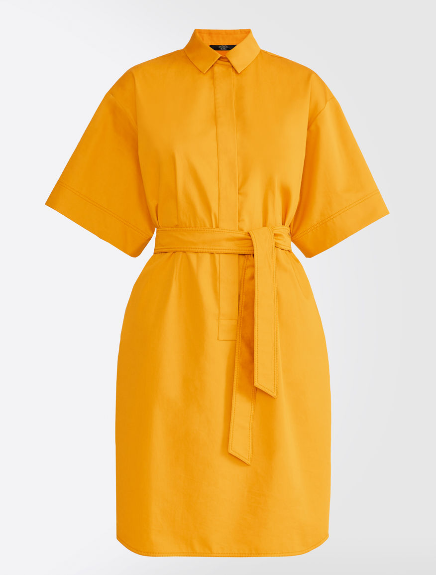 Cotton sateen dress Weekend Maxmara Cotton sateen dress Weekend Maxmara
