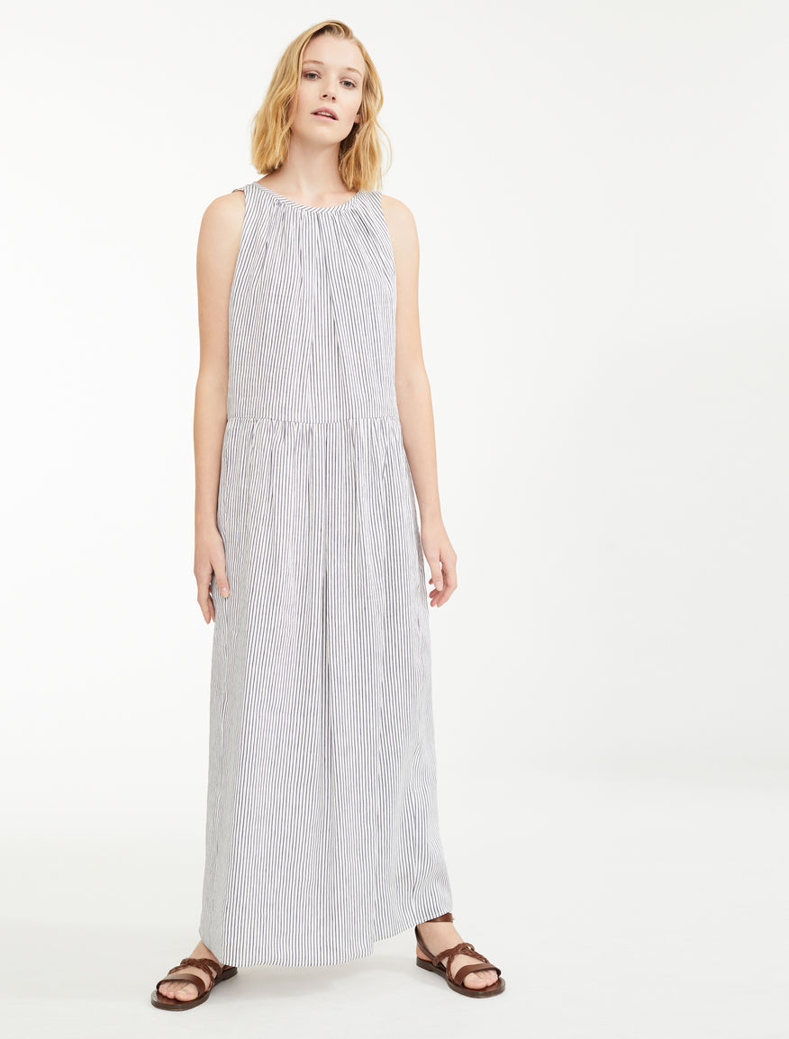 Dress in silk and linen canvas Weekend Maxmara Dress in silk and linen canvas Weekend Maxmara