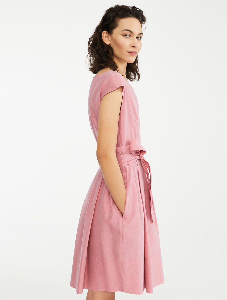 Silk and linen canvas dress Weekend Maxmara Silk and linen canvas dress Weekend Maxmara