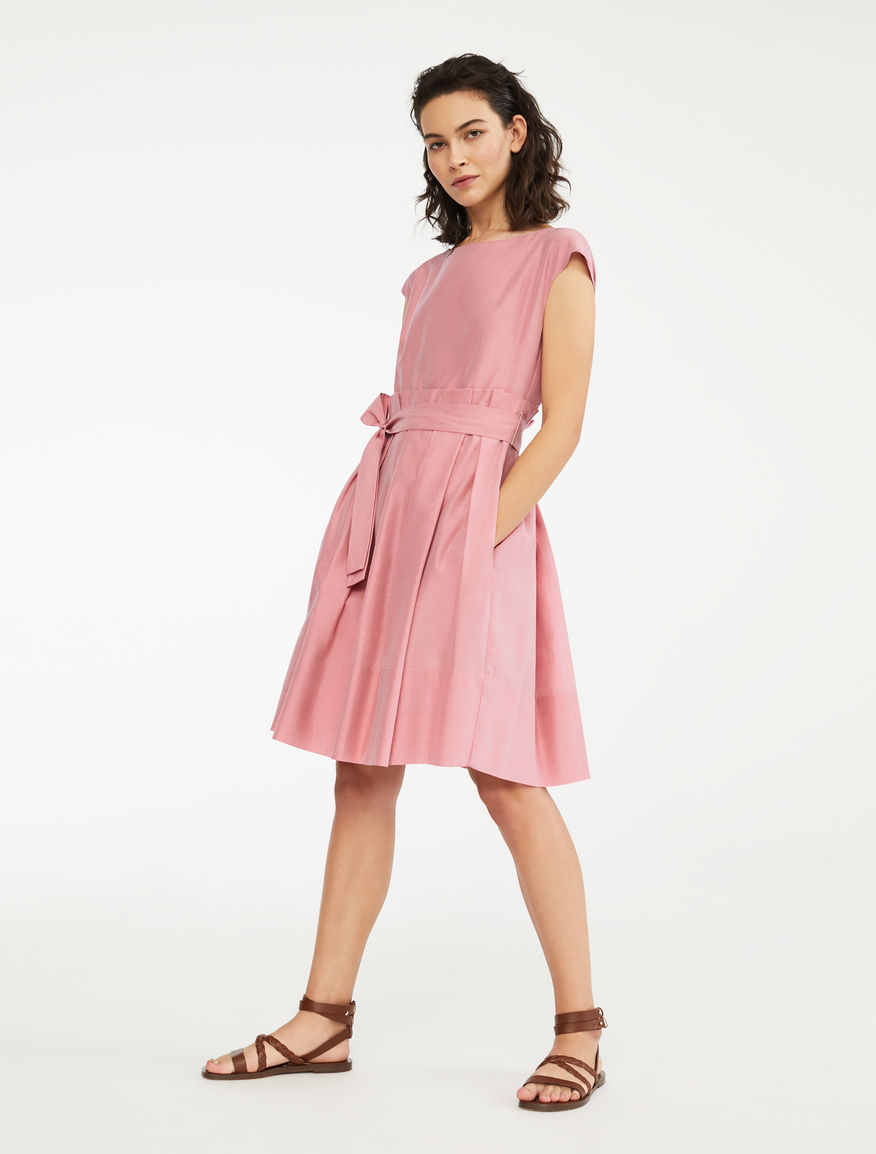 Silk and linen canvas dress Weekend Maxmara Silk and linen canvas dress Weekend Maxmara