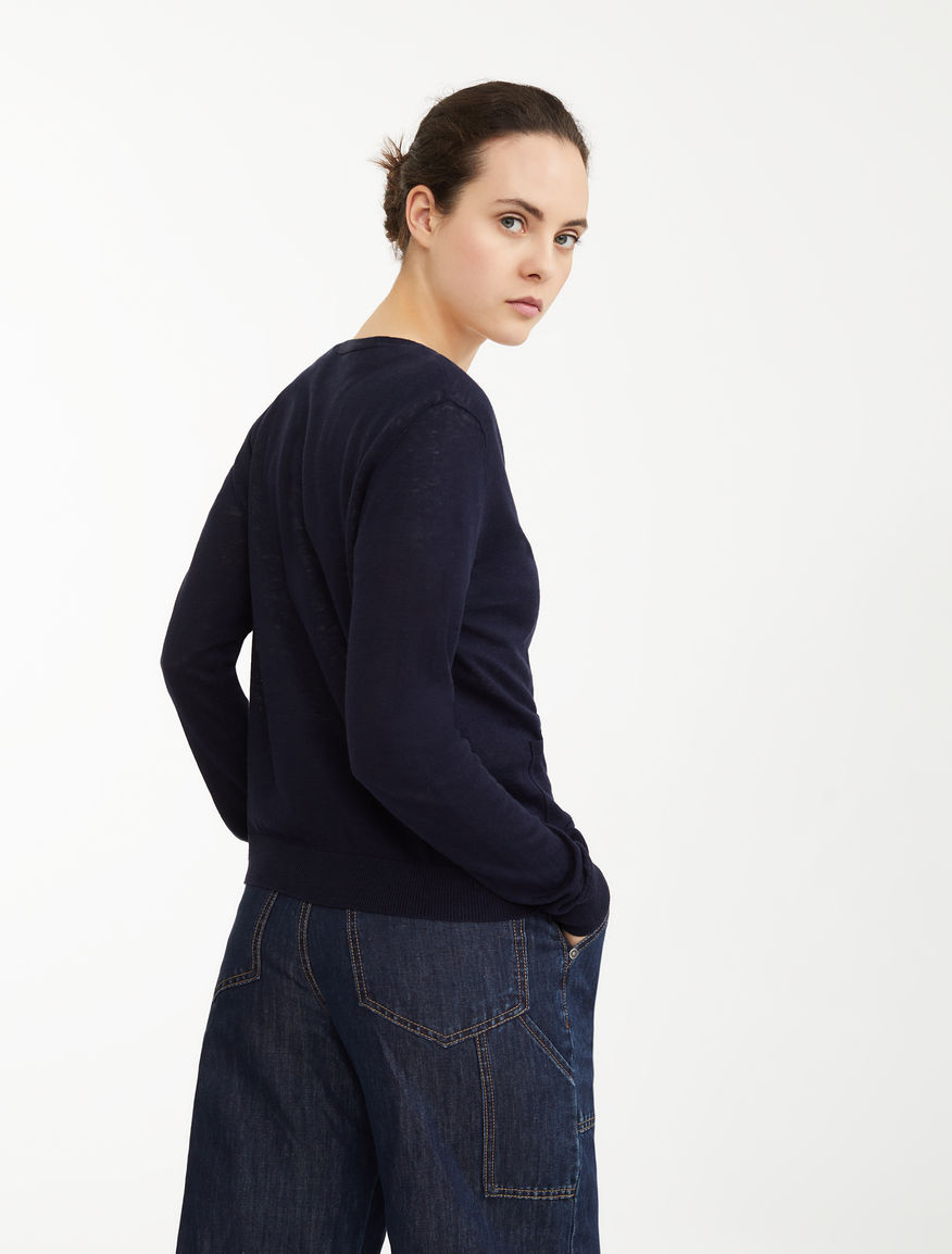 Silk and linen cardigan Weekend Maxmara Silk and linen cardigan Weekend Maxmara