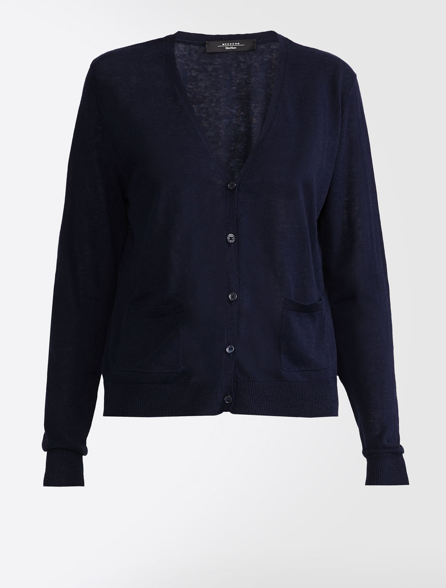 Silk and linen cardigan Weekend Maxmara Silk and linen cardigan Weekend Maxmara